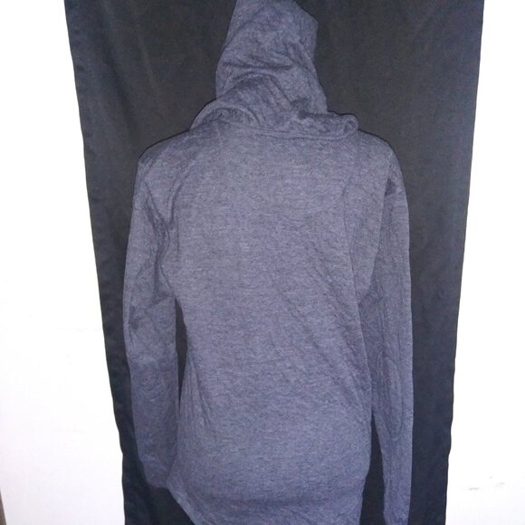 Detroit Tigers Mitchell and Ness Gray Long Sleeve Hooded Shirt Unisex Size Med - Picture 2 of 9